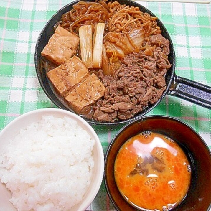 すき焼きランチ